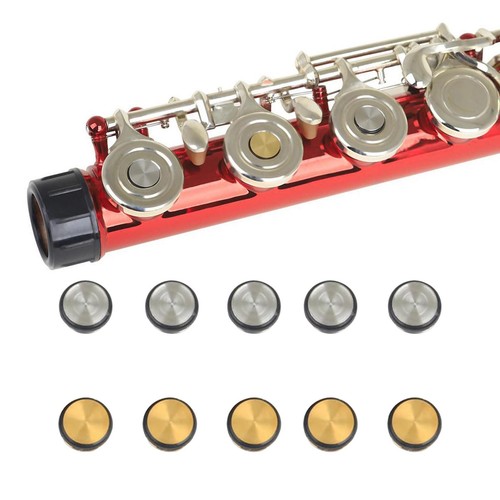 10pcs flute hole plugs gold - flute,