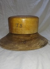 Wooden hat block millinery 