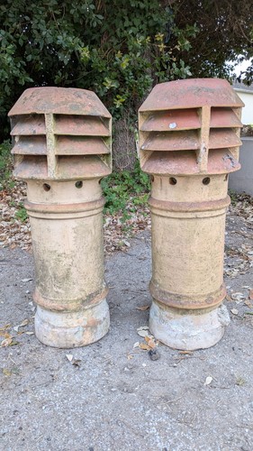 Clay chimney pots cowls - chimney,