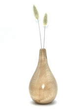 Hand turned wooden bud vase