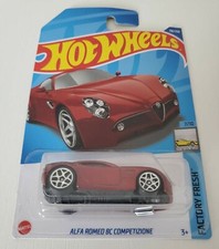 Hot Wheels Alfa Romeo 8C Competizione Italian Sport Toy Car Diecast 1:64 Unopen 