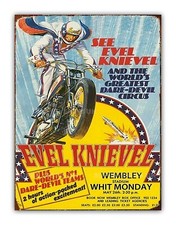 Distressed retro style evel - retro,