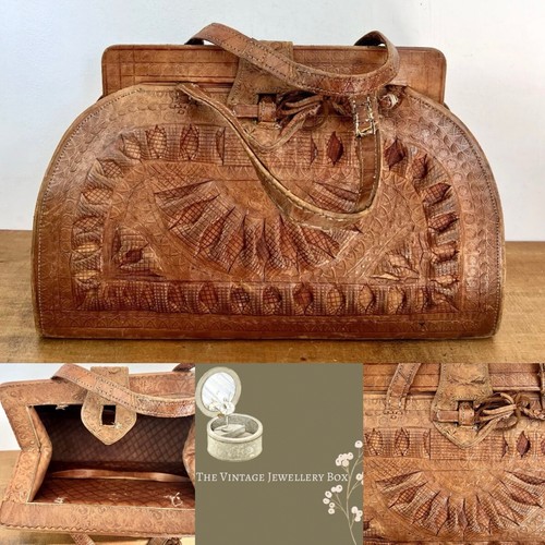 Vintage moroccan tooled - vintage,