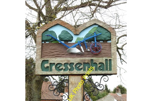 Photo gressenhall village - a3,