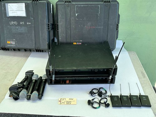 Shure ur4d 518 578mhz dual - ur4d, 518-578mhz