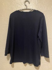 Nina Leonard Bolero Colour Navy Size XXL 