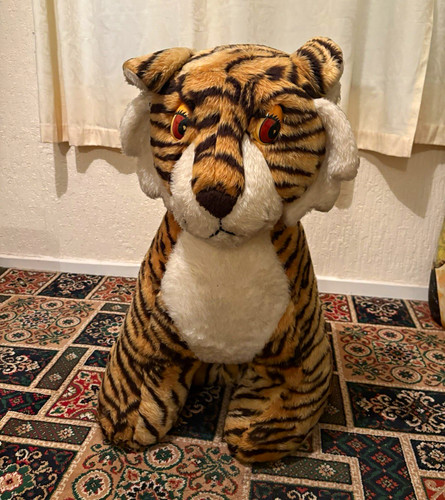 Foot tiger plush - tiger, soft