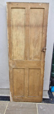 Small Door Victorian 4 Panel Pine Internal Cellar 28 inch Reclaimed