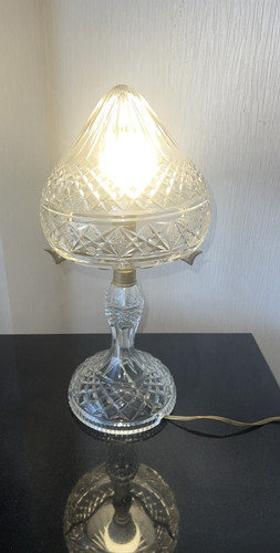 Antique art deco cut crystal - deco,