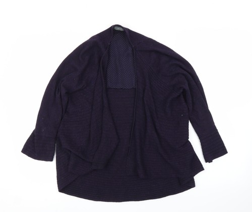 Womens purple cardigan - m&s,