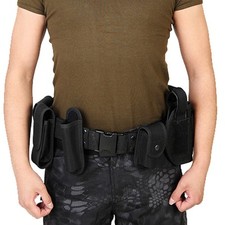 Pro Utility Belt Waist Bag Security Police Guard Patrol Kit with Radio Pouch