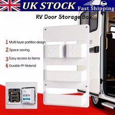 RV Toilet Door Shelf Storage