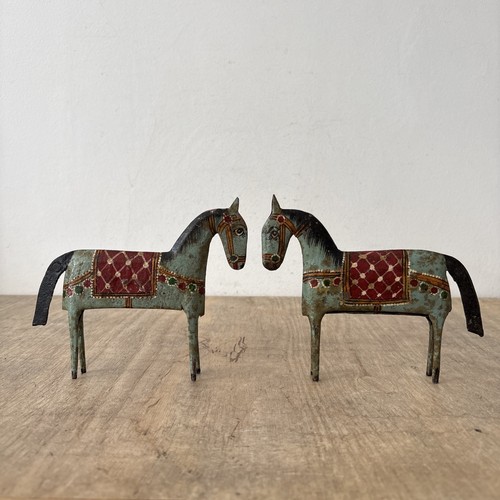 Vintage rare pair metal folk - pair,