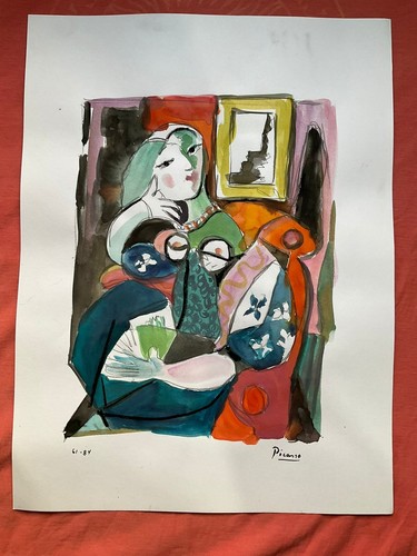 Picasso painting drawing - picasso,