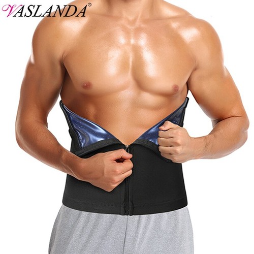 Men sauna sweat - sweat, waist