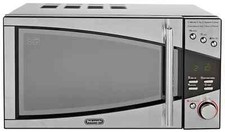 De'Longhi  P80D20EL-T5AH 800W Standard Microwave Oven 20L Black & Silver