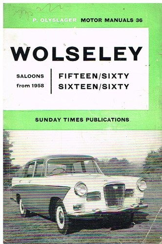 Wolseley 16 60 - &, 16/60
