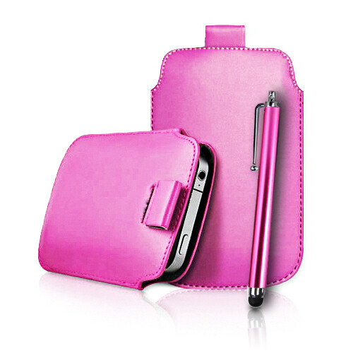 Leather slide phone - leather, case