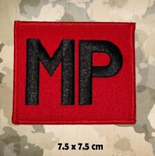 MP MILITARY POLICE SCARLET MP PATCH BADGE ROYAL MILITARY POLICE RMP-RAF POLICE