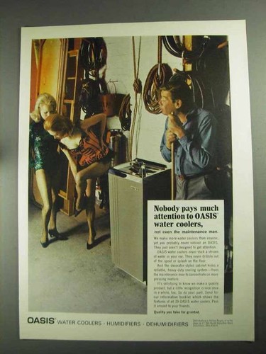 1968 oasis water coolers - water,