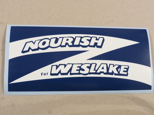 Nourish for weslake - for, sticker