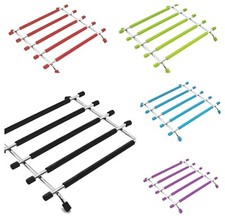 Kitchen Trivet Worktop Saver Hot Pot Pan Stand Rack Silicon and Stainless Steel