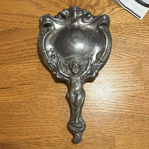 Antique silver plated hand