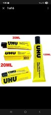 UHU All Purpose Adhesive Glue - Extra Strong Clear Glue-20ML,35ML,125ML UK