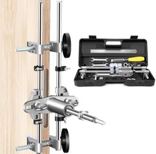 Door Lock Mortiser Kit, Fitting Jig Maintenance Set, Portable 