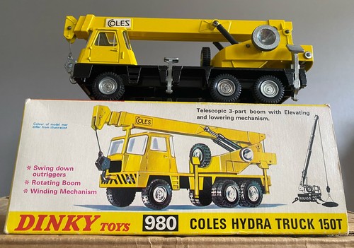 Dinky 980 boxed coles cranes - dinky,