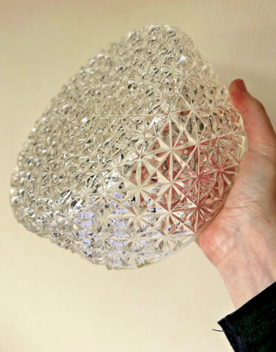Gorgeous heavy vintage glass