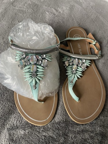 River island toe post sandals - river,