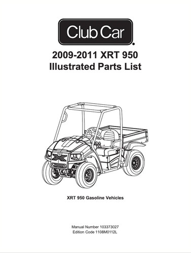 Club car xrt 950 - xrt, utility