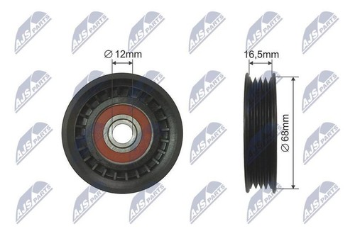Ribbed belt deflection guide - belt,