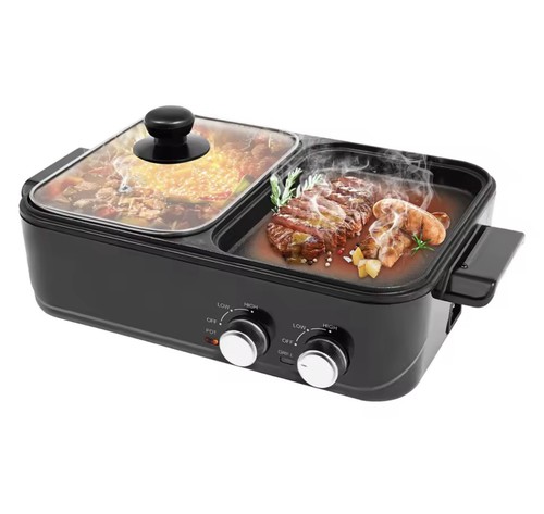 Tabletop electric grill - grill, pan
