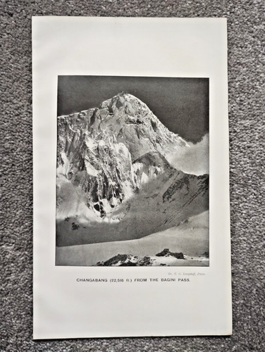 Changabang from the bagini - changabang,,