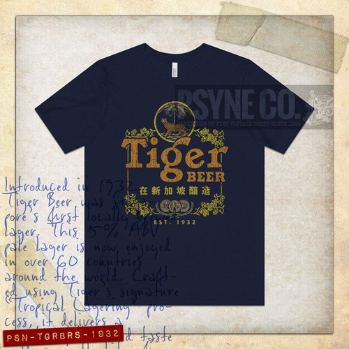 Tiger beer singapore 1932 - beer,