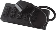 5-WAY Scart Splitter - Black