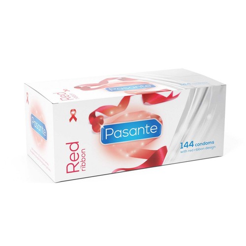 Pasante red ribbon condoms - pasante,
