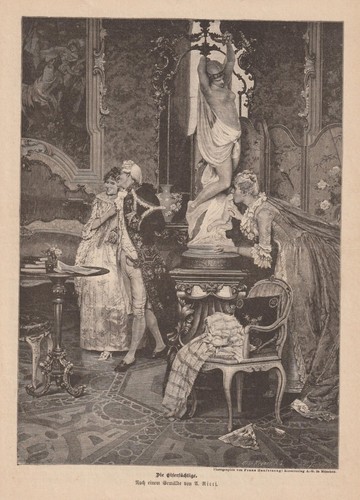 The jealous lady eavesdrops - the,