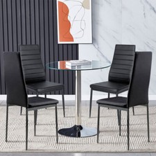 70cm Round Dining Table &2 4