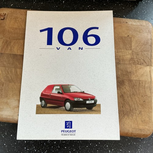 Peugeot 106 van brochure 1996 - 106,