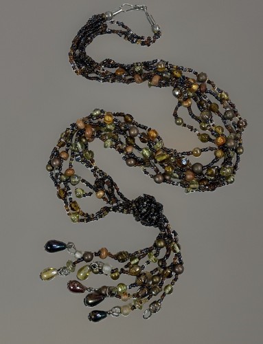 Layered multi strand green - layered,