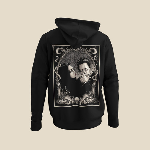 Addams family morticia gomez - &,