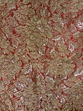 Red & Gold Material Very Shiny