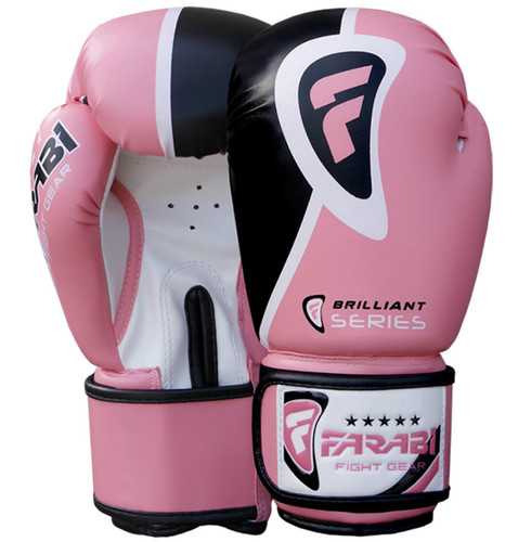 Farabi leather boxing gloves - leather,