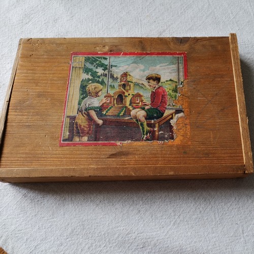 Vintage wooden building - building, set