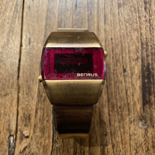 Benrus digital quartz men led - benrus,