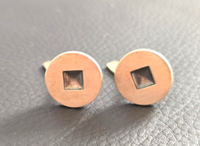 Denmark Hans Hansen 925 Sterling Silver Cufflinks #647
