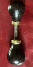 Vintage ebony door knobs - vintage,